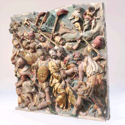 photo exemple scan 3d d'un bas relief