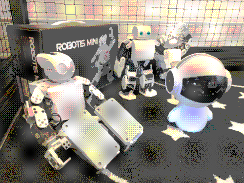photo exemple des différents robots au Charly Lab