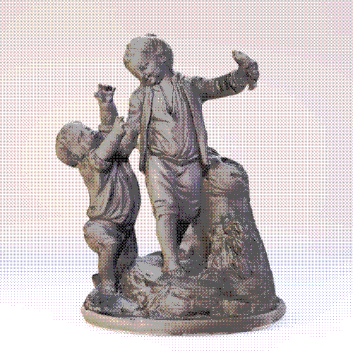 photo exemple scan 3d d'un sculpture d'enfant