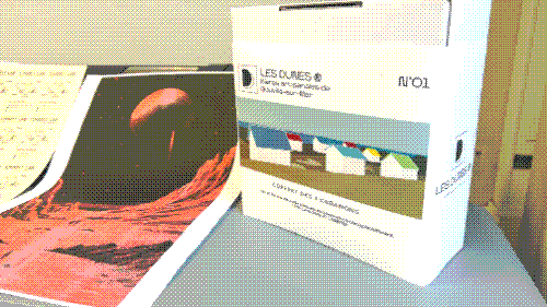 photo exemple affiche riso et packaging
